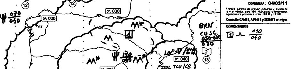 Aerbrava - Spain significant weather charts